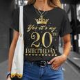 It's My 20Th Birthday Party ケーキ お祝い 楽しい20年 Tシャツ 彼女への贈り物
