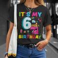It's My 6Th Birthday Happy 6Ix Year T-Rex 恐竜 面白い Tシャツ 彼女への贈り物