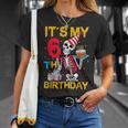 It's My 6Th Birthday Party ハロウィン スケルトン 誕生日 Tシャツ 彼女への贈り物