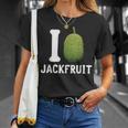 Jackfruit ビーガン ベジタリアン エキゾチックフルーツ 植物ベースのダイエット Tシャツ 彼女への贈り物
