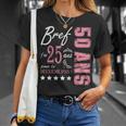 J'ai 25 Ans Pour La 2E Fois Cadeau 50 Ans Humoristique T-Shirt Cadeaux pour elle