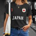 Japan チームサッカー 日本 Number 1Occer Tシャツ 彼女への贈り物