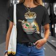 Japanese Kawaii Ramen Reptile Leopard Gecko ヒョウモントカゲモドキ Tシャツ 彼女への贈り物