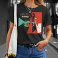 Jazz Music Player スイング バンド レトロ ヴィンテージ 70年代 Tシャツ 彼女への贈り物