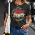 Jimmy The Man The Myth The Legend Personalized Name T-Shirt Gifts for Her