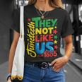 Junenth 1865 Black History Month Black Lives Matter Men T-Shirt Gifts for Her