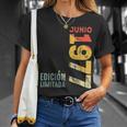 Junio 1977 Retro 1977 Año 1977Intage 1977 Desde 1977 Camiseta unisex Regalos para ella