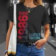 Junio 1986 Retro 1986Intage 1986 Año Legendario 1986 Camiseta unisex Regalos para ella
