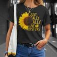 I Just Really Love Oysters ギフト レディース メンズ Mollusc ひまわり Tシャツ 彼女への贈り物