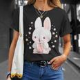 Kawaii Rabbit Drink バブルティー ウサギ ボバ Tシャツ 彼女への贈り物