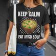 Keep Calm 食べる 味噌汁 ヴィンテージ グランジ 味噌汁好き Tシャツ 彼女への贈り物