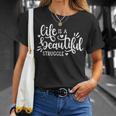 Life Is A Beautifultruggle インスピレーション モチベーション Tシャツ 彼女への贈り物