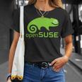 Linux Opensuse ラバーtシャツ タグライン&ロゴ オープンソースos Tシャツ 彼女への贈り物