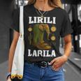Lirili Larila 象 砂漠 面白い ミーム イタリアン ブレイン ロット Tシャツ 彼女への贈り物