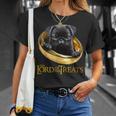 Lord Of The Treats 御馳走の主-クリスマスのための面白い黒いパグ犬 Tシャツ 彼女への贈り物