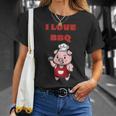 I Love Bbq グリル & スモーカー Tシャツ 彼女への贈り物