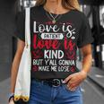 Love Is Patient But Y'all Make Me Lose My Mind Faith Tシャツ 彼女への贈り物