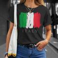 I Love Italy 、クールでキュートなイタリア国旗グラフィックデザイン Tシャツ 彼女への贈り物