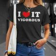 I Love Itigorous 私はそれが元気であるのが大好きです Tシャツ 彼女への贈り物