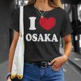 I Love Osaka アイ・ラブ大阪 Tシャツ 彼女への贈り物