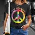 Love Peace 60年代70年代ヒッピーコスチューム Love Peace Tシャツ 彼女への贈り物