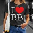 I Love ハート Bb Tシャツ 彼女への贈り物