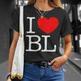 I Love ハート Bl Tシャツ 彼女への贈り物