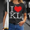 I Love ハート Kl Tシャツ 彼女への贈り物