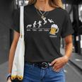 Lunes Martes Miércoles Juevesiernes Divertido Beber Cerveza Camiseta unisex Regalos para ella