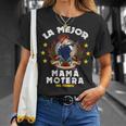 Mama Motera Intage Cuello Camiseta unisex Regalos para ella