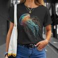 Medusas Fantasía Colorido Animal Arte Gráfico Medusas Camiseta unisex Regalos para ella