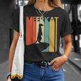 Meerkat ミーアキャット 動物 Tシャツ 彼女への贈り物