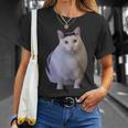 Meme Huh Catミームハァキャット面白い Tシャツ 彼女への贈り物