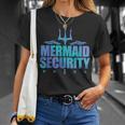 Mermaid Security Dad Mom Mermaid Family Mermaid Squad T-Shirt Gifts for Her