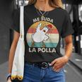 Modelo Meuda La P Regalo Hombre Graciosa Friki Camiseta unisex Regalos para ella