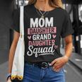 Mom Daughter Granddaughterquad マッチングママ 母の日 Tシャツ 彼女への贈り物