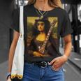 Monalisa Guitarist By Rock N Roll Tシャツ 彼女への贈り物