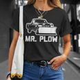 Mr Plow 面白い 皮肉なノベルティプラウトラック Tシャツ 彼女への贈り物