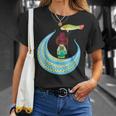 Muñeca Japonesa Tradicional Y Bandera De La Carpa Kokeshi Camiseta unisex Regalos para ella