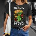 Nacho Average Texan Burrito ベジタリアン ジャラペーニョ タコス ナチョス Tシャツ 彼女への贈り物