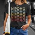 Nipomo California Nipomo Ca Retrointage Text Tシャツ 彼女への贈り物