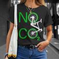 No Co2 サイクリング 気候変動対策 グリーンエネルギー Mtb Tシャツ 彼女への贈り物