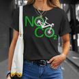 No Co2 サイクリング 気候変動対策 グリーンエネルギー Mtb Tシャツ 彼女への贈り物