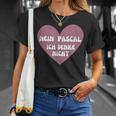 No Pascal I Think Not Heart Memes Tシャツ 彼女への贈り物
