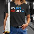 No Rice No Life シャツ Tシャツ 彼女への贈り物
