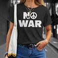 No War Peace No War No WarNo War Tシャツ 彼女への贈り物