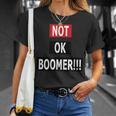 Not Ok Boomer Tシャツ 彼女への贈り物