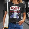 Nuke The Whales Lisa Nelson シャツ Tシャツ 彼女への贈り物