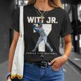 Number And Portrait Bobby Witt Jr Kansas City Mlbpa Tシャツ 彼女への贈り物