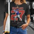 Number And Portraiteiyauzuki Chicago Mlbpa Tシャツ 彼女への贈り物